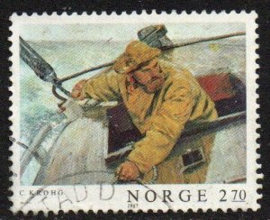 Norway Sc #915 Used