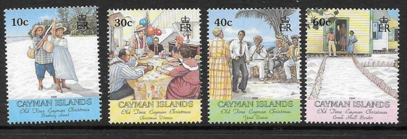 CAYMAN ISLANDS SG941/4 2000 CHRISTMAS MNH