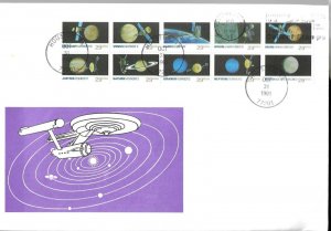 1991    UNITED STATES OF AMERICA  -  VOYAGER 2 TO NEPTUNE  - FIRST DAY COVER