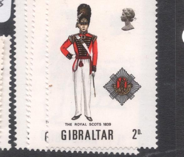Gibraltar Uniforms SG 248-51 MNH (9dip) 