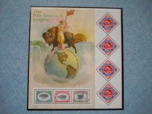 #3505 Pan-American Exposition Inverted Stamps Sheet MNH OG VF