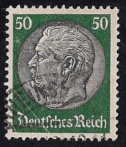 Germany #428 50pf President Paul Von Hindenburg used VF