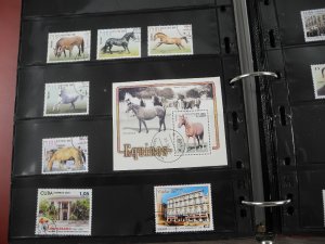 CUBA(2002-2008), Stamp Collection in stock pages(Kenmore binder)