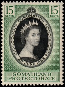 ✔️ SOMALILAND PROTECTORATE 1953 - CORONATION - SC.  127 MNH ** [5CW2]