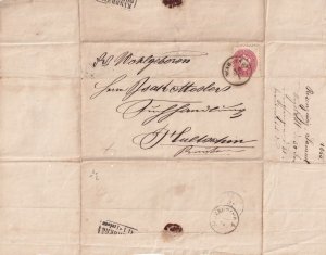 Austria 1865 - 5kr on cover see Scans # 19