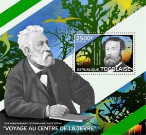 Togo - 2014 Jules Verne Anniversary - Stamp Souvenir Sheet - 20H-1034