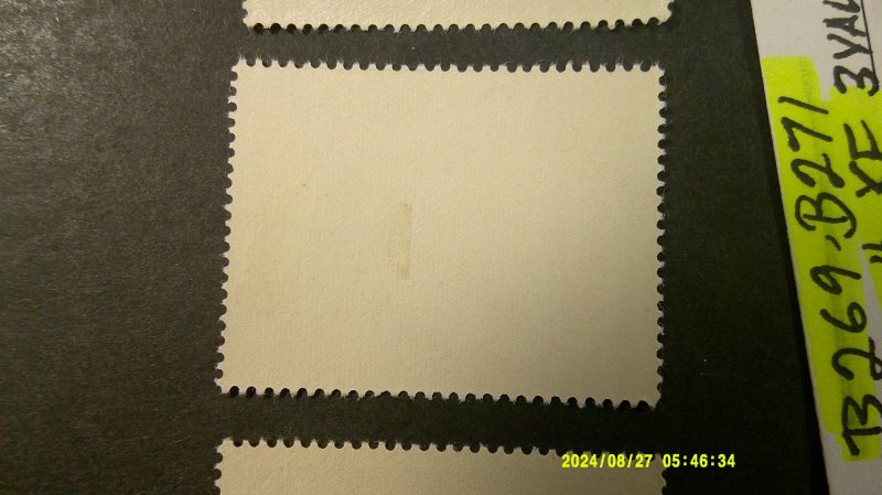 Austria 1950 Semi-Postal Scott# B269-B271 Complete XF Mint Light Hinge