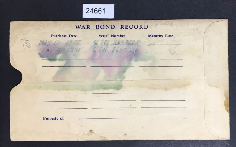 US STAMPS # 1 BUY WAR BONDS CAT. $1 LOT #24661