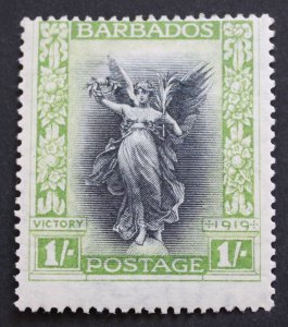 Barbados 1920 GV Victory One Shilling SG 209 mint