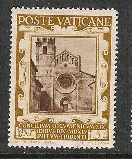 Vatican Scott  110 Mint - Council of Trent, 400th Anniv.