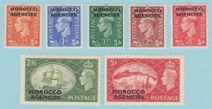 GREAT BRITAIN OFFICES - MOROCCO 263 - 269   MINT HINGED OG * VERY FINE! - T983