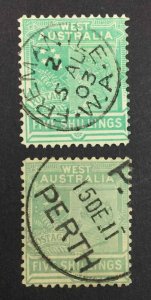 MOMEN: WESTERN AUSTRALIA SG #126,148 VAR. WMK INVERTED USED VF £190+ LOT #63854