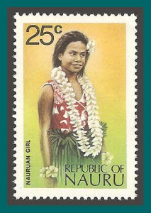 Nauru 1973 Definitives, 25c Girl, MNH  101,SG109