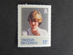 TRISTAN DA CUNHA 1982 21ST ANNIVERSARY OF THE BIRTH OF PRINCESS DIANE 15P MNH