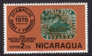 Nicaragua 1039 Stamp on Stamp MNH VF