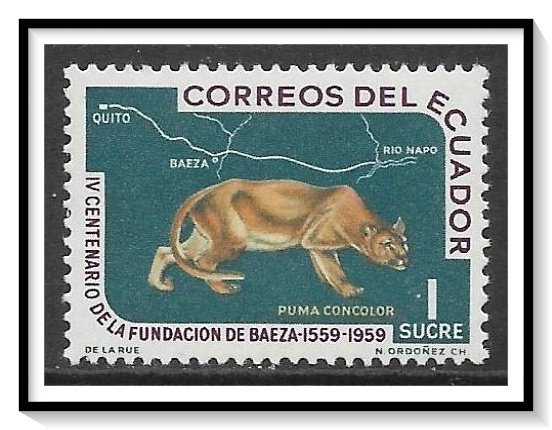 Ecuador #660 Puma MNH