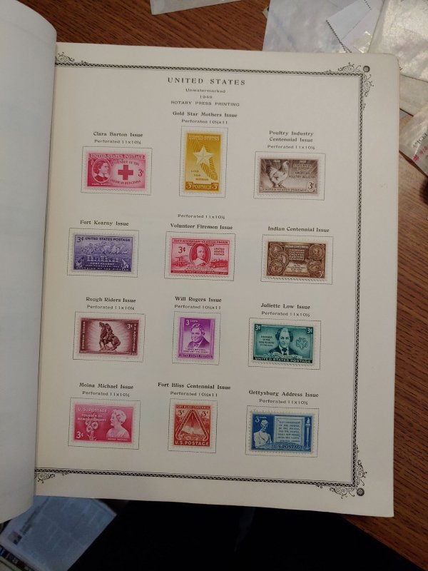UNITED STATES COLLECTION IN MINUTEMAN ALBUM 1800's-1960's SEE SCANS