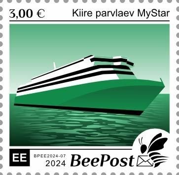 BEEPOST ESTONIA - 2024 - My Star Ferry - Perf Single Stamp - M N H-Private Issue
