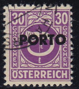 Austria - 1946 - Scott #J198 - used - Overprint