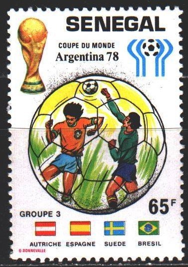 Senegal. 1978. 673 from the series. football. MLH.