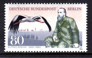 Germany - Berlin 1984 Alfred Brehm - Zoologist Mint MNH SC 9N495