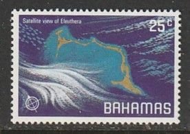 1981 Bahamas - Sc 488 - MNH VF - 1 single - Satellite view