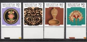 Switzerland B576-B579 MNH