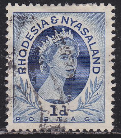 Rhodesia & Nyasaland 142 Queen Elizabeth II 1954