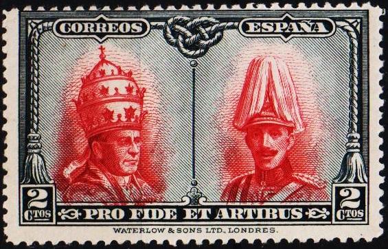 Spain. 1928 2c S.G.486 Mounted Mint