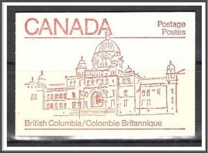 Canada #BK84a Complete Booklet British Columbia