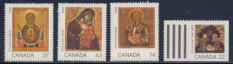 Canada Scott #'s 1222 - 1225 MNH