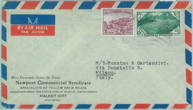 86181 - PAKISTAN - POSTAL HISTORY -  Airmail  COVER to ITALY  1962