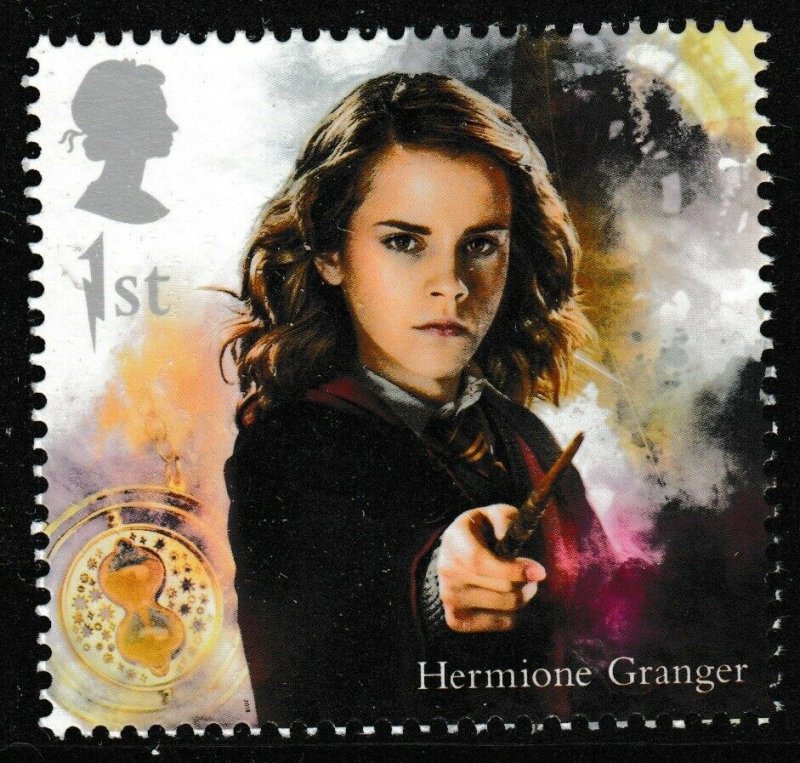 Harry Potter, Ron and Hermione on French postage stamps