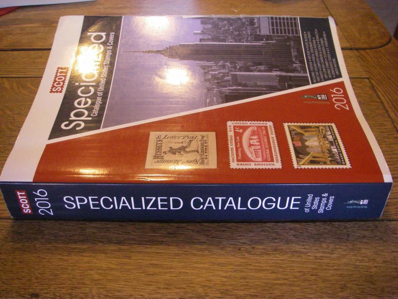 2016 SCOTT UNITED STATES SPECIALIZED STAMP CATALOGUE OF STAMPS & COVERS