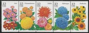 Scott #2997a MNH Fall Garden Flowers