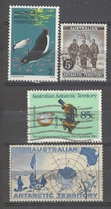 COLLECTION LOT # 4993 AUSTRALIAN ANTARCTIC TERRITORY 4 STAMPS 1957+