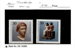 Germany - Berlin, Postage Stamp, #9N488-9N489 Mint NH, 1984 Museum (AB)