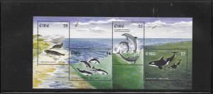 MARINE MAMMALS - IRELAND #1052a (S/S)  MNH