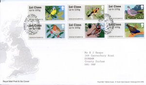GB 2010 Birds Post and Go First Day Cover Cover Bristol Cancel 