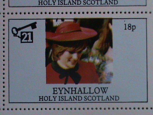 SCOTLAND STAMP-1997-DIANA- PRINCESS OF WALES -YOUNG DIANA-MINT-NH  S/S  SHEET #2