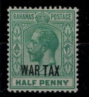 Bahamas 1919 SG102 KGV War Tax - MH