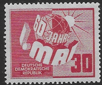 Germany - DDR  53 1950  single vf mint  hinged