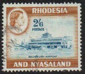 Rhodesia & Nyasaland Sc #168 Used