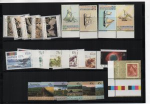 Australian Mint Stamps MNH - range from 1990s per image (34162)