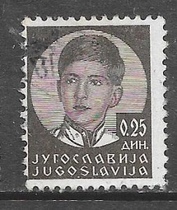 Yugoslavia 116: 25p Peter II, used, F