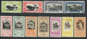 $Romania Sc#196-206 M/H/VF, complete set, a few are NG, Cv. $219.75