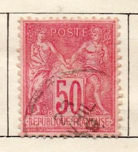 France 1877-1900 Early Issue Fine Used 50c. 106461