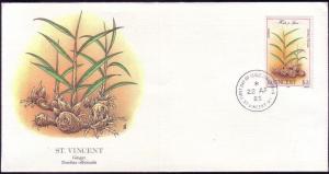 St. Vincent FDC SC# 832 Ginger L299