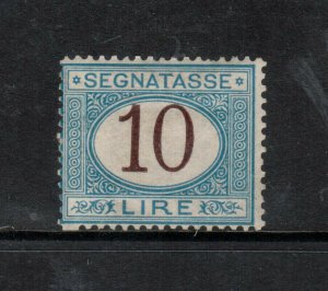 Italy #J19 Mint Fine Original Gum Hinged **With Certificate**