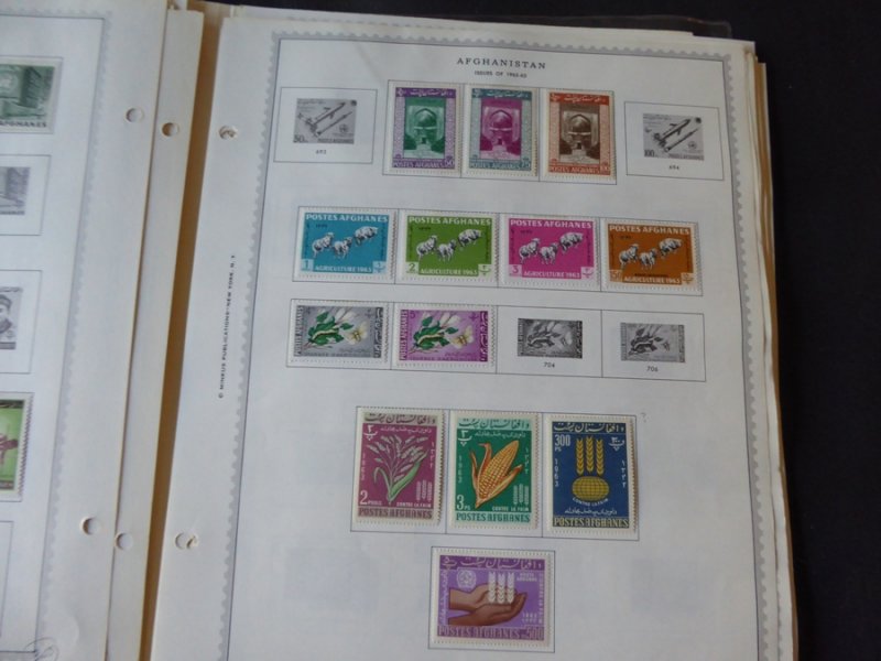 New Caledonia 1892-1984 Stamp Collection on Scott Intl Album Pages